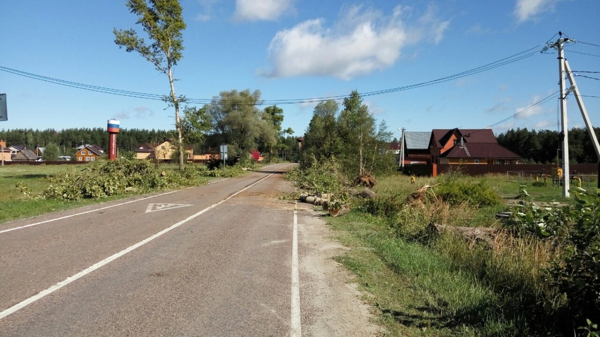 Последствия урагана 07.08,2016 (д.Анциферово)